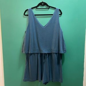 Loft Lou & Grey blue sleeveless romper